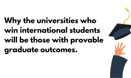 Why the universities who win international students will be those with provable graduate outcomes