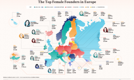 The Top Female Founder In Every Country World Map