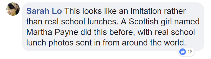 School lunches comment