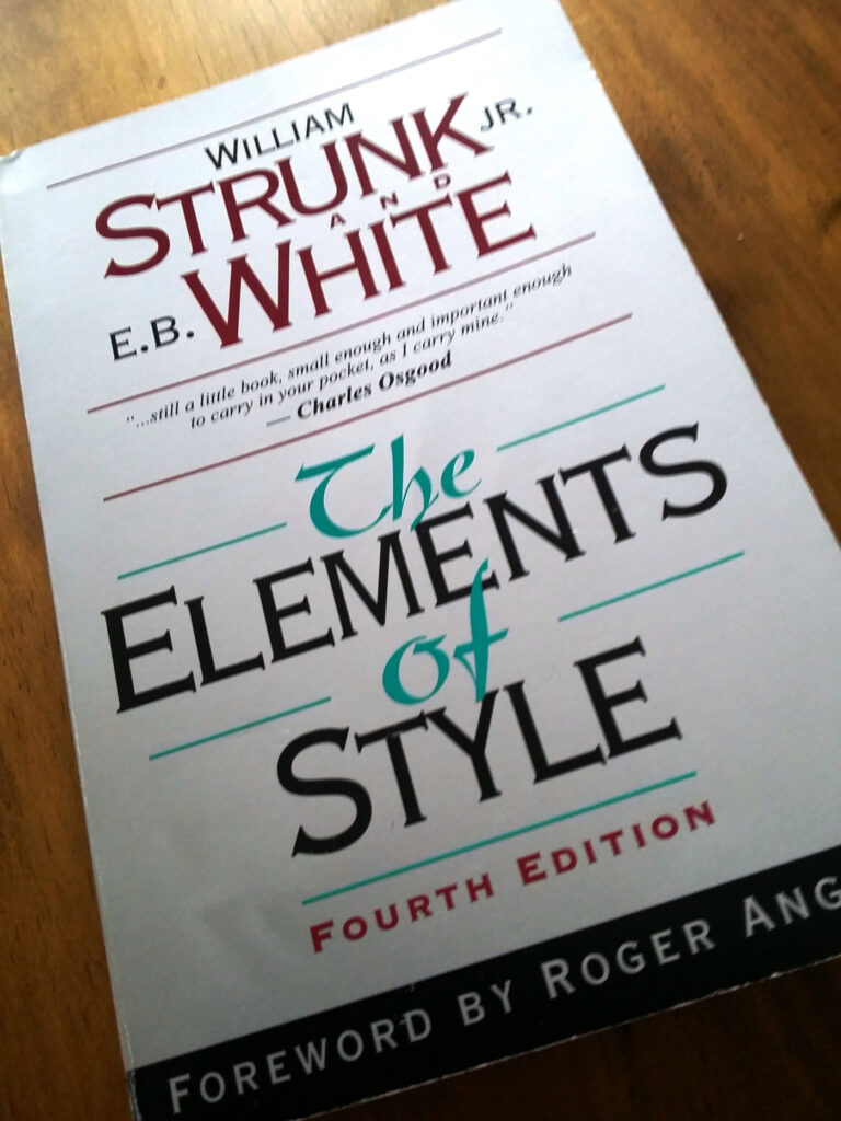 the elements of style eb white