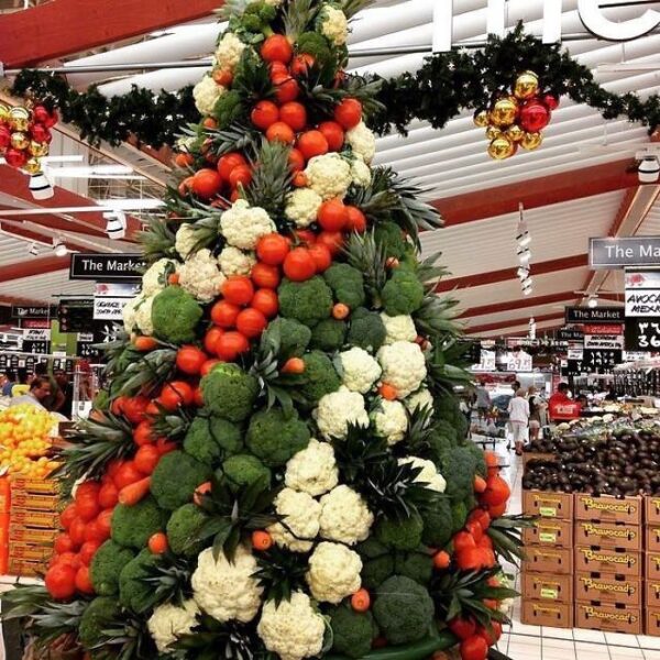 Christmas tree supermarket