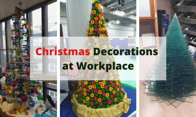 Here’s How Employees From Different Industries Decorated Their Workplaces With Very Fitting Christmas Trees